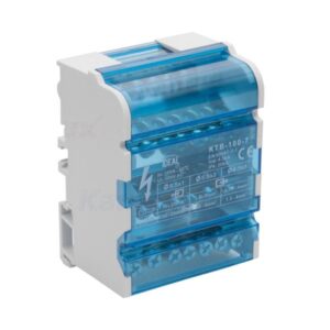 Morsettiera Distribuzione 4x125A per Barra DIN 4 Moduli